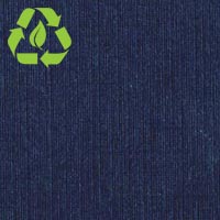 Recycled blue linen paper