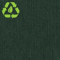 Recycled green linen paper